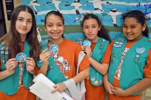 Texas Girl Scouts bring home badges after spending a day learning with women scientists. (Photo credit: Colleen McCue)