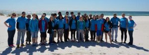 GOO citizen scientists (aka GOOies) at Perdido Key State Park on the morning of February 28 ready for their first field study. (Photo credit: Eric Chassignet, FSU)