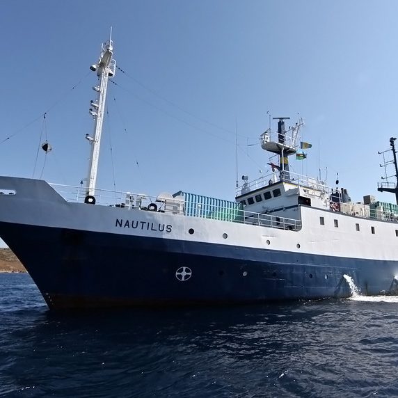 The E/V Nautilus. (Photo provided by the Ocean Exploration Trust)