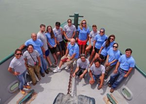 The R/V Weatherbird II team. (Provided by C-IMAGE)