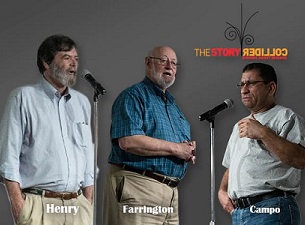 unnamed_slider (L-R) Elva Escobar, Estelle Robichaux, Charlie Henry, John Farrington, and Robert Campo told their Deepwater Horizon stories at the C-IMAGE-hosted Story Collider.