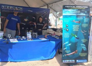 The DEEPEND team is ready to share their deep ocean research at the Rock the Ocean’s Tortuga Musical Festival’s Conservation Village. Photo by DEEPEND.