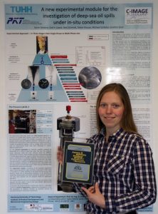 Karen’s poster received the James D. Watkins Award for Excellence in Research at the 2013 Gulf of Mexico Oil Spill and Ecosystem Science Conference in Mobile, Alabama. (Provided by Hamburg University of Technology)