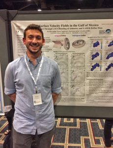 John Lodise presents his research at the 2017 Gulf of Mexico Oil Spill and Ecosystem Science conference in New Orleans, Louisiana. (Provided by John Lodise)