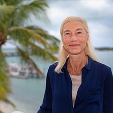 Villy_slider Professor and study author Villy Kourafalou is at the University of Miami's Rosenstiel School of Marine and Atmospheric Science. Photo credit: University of Miami Communications Department.