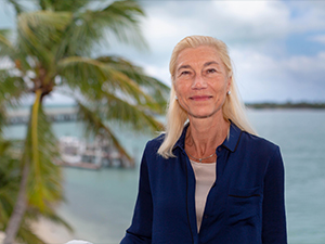Villy_slider Professor and study author Villy Kourafalou is at the University of Miami's Rosenstiel School of Marine and Atmospheric Science. Photo credit: University of Miami Communications Department.