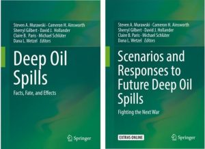 This Two Volume Book series synthesizes oil spill science since Deepwater Horizon. The books contain 63 chapters collaboratively authored by over 150 researchers (representing academia, oil industry, and government scientists and contractors). Images used with permission from Springer’s publishing editor for life sciences.