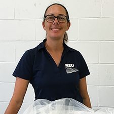 GoMRI Scholar_Dawn Bickman_RFP-VI Renegar_Scholar_Bickham1_slider Nova Southeastern University master’s student Dawn Bickham assists with the shipment of coral colonies to the Florida Coral Disease Rescue Project. (Provided by Abigail Renegar)