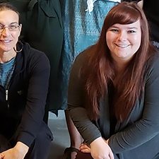 Arizona State University Ph.D. student Megan Woodyard (right) and Dr. Beth Polidoro (left) attend an International Union for Conservation of Nature (IUCN) workshop in Veracruz, Mexico. (Provided by Megan Woodyard)