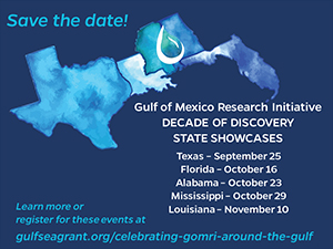 GoMRI-SeaGrant_StateEvents_slider Image courtesy of Tara Skelton, Oil Spill Science Outreach Team Communicator at the Mississippi-Alabama Sea Grant Consortium.